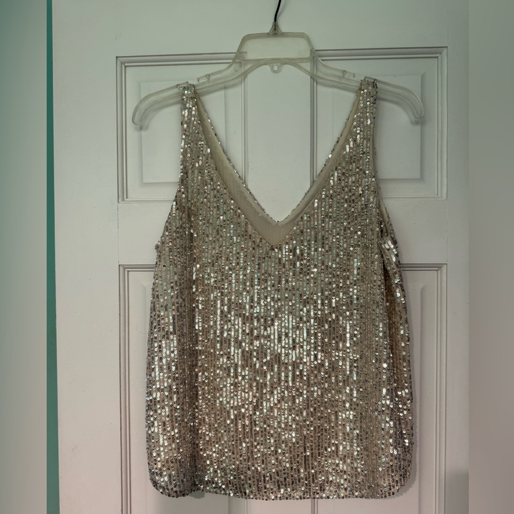Sequin loft tank